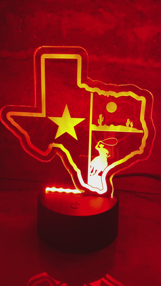Texas Cowboy LED Nightlight